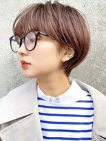 ガーデン タチカワ(garden tachikawa)&nbsp;暖色カラー×束感ショート×小顔立体カット