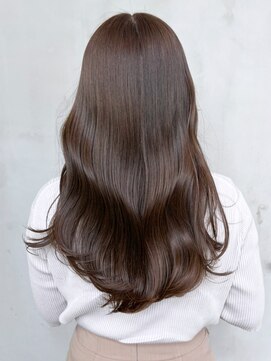 アイティーバイアルバム 松戸店(IT by ALBUM) まろグレージュ_外ハネボブセクションカラー_ba401241