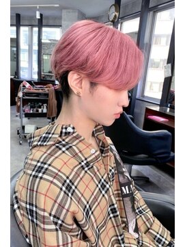 リア 大阪梅田(Ria) ～ピンクカラー韓国メンズマッシュ～【Ria 大阪 梅田】