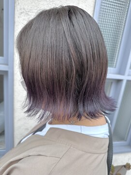 ジィップクリニカ(Zip clinica) グラデーションダークラベンダー 担当-木村優伽