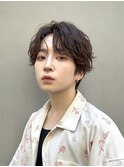 【arietta岩渕】韓国風センターパート×波巻きパーマ