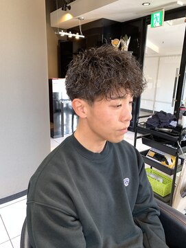 アイズ 海老名(AIZU) 波巻きパーマ 波巻きスパイラルパーマ 骨格矯正カット