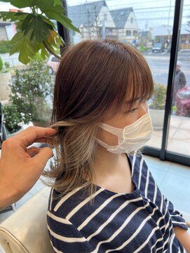 ヘアーアンドエステ ハラダ 滝ノ水店(Hair&Esthe Harada) インナーカラー