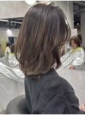 オリーブグレージュカラー×韓国レイヤーカット【CHICA】