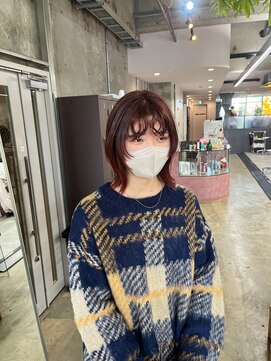ユニオン(Union) 前髪パーマ×ウルフスタイル