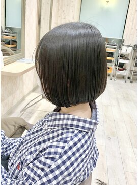 シュガー 仙台宮城野区(&Sugar) プツッと感が可愛い◇まとまるボブ