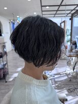 ラボヌールヘアーノーブル 新越谷店(La Bonheur hair noble)&nbsp;ハンサムショート/波巻きパーマ