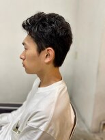 メンズカット バイ ソイクフ(メンズカット by SOY-KUFU)&nbsp;MEN’S HARE アッシュブラックベリーショート