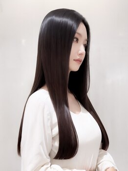 リベルテ(Liberte)の写真/ブリーチ毛&エイジング毛でもOK☆感動の手触り!!髪質改善シルクストレート♪高難易度ストレートもお任せ