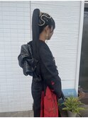 成人式前撮りヘア
