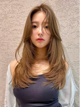 ロンド アンブル 四条烏丸(Lond ambre) 中川智帆/レイヤーロング/こなれミディ/髪質改善/韓国/前髪