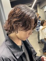 フィフスパーク(fifth PARK)&nbsp;渋谷緩めスパイラルパーマメンズボブパーマメンズミディアム