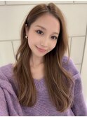【Owll】石田学史レイヤーロングスタイル20代30代40代ベージュ