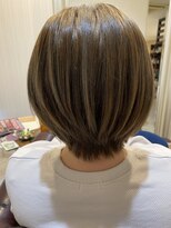 クラウン ヘア ラウンジ(CROWN hair lounge)&nbsp;【クラウン】20代30代40代ショートボブ×グレージュアンブレラ