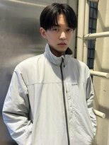 ゼストプール(ZEST POOL)&nbsp;韓国ヘア　シースルーマッシュ　センターパート