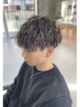 デュー 栄(DEW) 【DEW】ツイストスパイラルパーマ/ハイライト/マッシュ