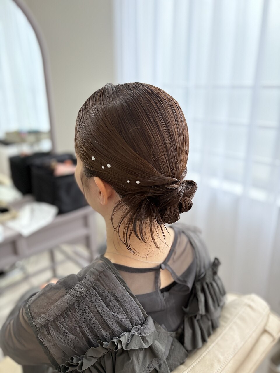 ヘアセット（#カチモリ#タイトシニヨン）：L245889388｜ナコプラス