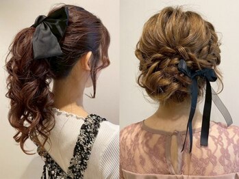 ニシオギ ヴォイス 西荻窪店(nishiogi voice)の写真/【ヘアセット￥3300～】結婚式・お呼ばれ・浴衣に◎崩れにくく可愛い♪プロのヘアセットで華やかに！