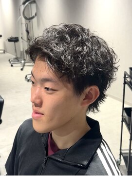 テクト バイアッシュ 吉祥寺店(Tect by Ash) 黒髪スパイキーショート癖毛風ピンパーマ