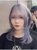 ウルフカット/ハイトーン/デザイン/ワンホン【レイヤー/渋谷】