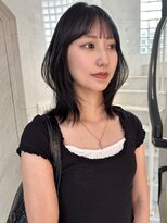 サイン 渋谷(SIGN)&nbsp;お洒落なレイヤーカットハッシュカットレイヤーボブ渋谷