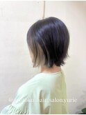 おしゃれママ必見！ボブ×インナーミルクティーカラー