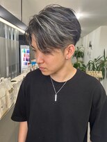 メンズサロン キング 心斎橋店(Men’s salon K!ng) ホワイトメッシュ/ツイスト/ツイスパ/パーマ/メンズ/眉毛/心斎橋