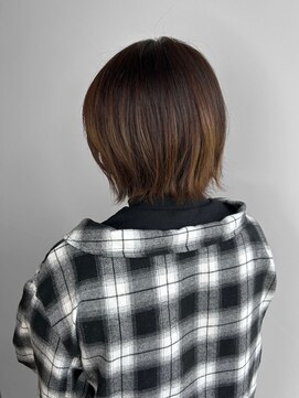 ヘアーメイク ラグズ(Hair Make Luxtz) レイヤーボブスタイル/20代/30代