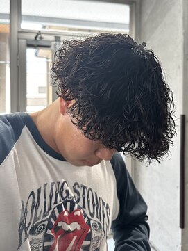 エデアンルクラ 下通(EDEAN Leclat) 熊本波巻きプードル プードルパーマ 並巻きスパイラル MEN'SHAIR
