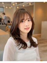 ザックジングウ 表参道(ZACC JINGU) グレーベージュ/レイヤーロング/髪質改善/くびレイヤー