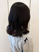 ベルフェミンアプレ(Belle femin Apres)&nbsp;外ハネボブ 黒髪 髪質改善 顔周りカット レイヤーカット 20代