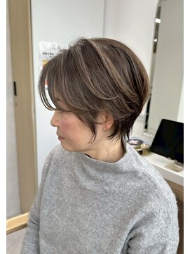 白髪ぼかし/脱白髪染め/白髪染めハイライト/髪質改善