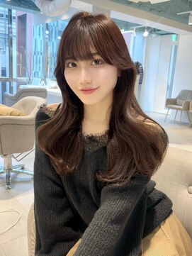 マインバイアフロートギンザ(MYNE by AFLOAT GINZA) レイヤーカット/顔周りカット/ショコラブラウン