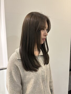 ヘアーサロン ファイブシー(HAIR SALON 5C) ワンカラーで抜け感抜群♪オリーブベージュ