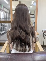 ガルボ ヘアー(garbo hair)&nbsp;オトナ女子 10代 20代 30代 アッシュブラウン 艶カラー 艶髪