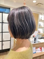 ジュイール(jouir)&nbsp;三鷹白髪ぼかしハイライトショートボブウルフショートカット韓国
