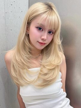 ソヨン 星が丘店(SOYON) 韓国ヘア/ワンホンレイヤー/くびれレイヤー/丸型/レイヤーカット