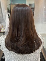 ヘアアンドメイク スタジオ ミムロ(HAIR&MAKE STUDIO MIMURO) ローレイヤー ブラウンピンク