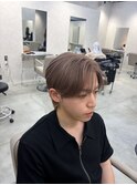 ミルクティベージュ+ナチュラルセンターパート