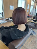 ラッシュヘアエン(Rush hair en)&nbsp;ピンクベージュ×ボブ