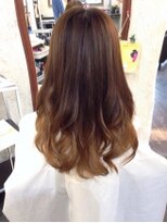 フェリシータ 総持寺店(felicita)&nbsp;アッシュベージュのグラデーション＠毛先ゆるふわ巻