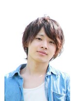 エア 八王子(Air)&nbsp;[Air 八王子]長めのサイドパート。カラーはアッシュ系