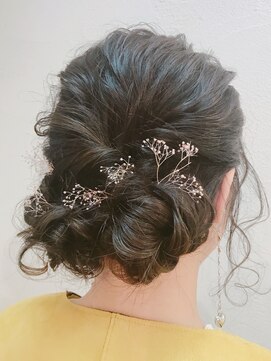 ネオリーブソラ 相模大野店(Neolive sola) ドライフラワー ヘアアレンジ ヘアセット