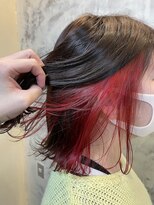 ニコアヘアデザイン(Nicoa hair design) インナーレッド