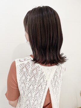 シェノン 西梅田(CHAINON) 大人かわいい/美髪/こなれミディ/くびれヘア/グレーベージュ