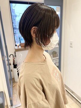 メルト 吉祥寺(melt) 前下がりショートウルフ　くびれ　アッシュベージュ