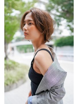 ギークス(GEEKS) 【GEEKS渋谷】ハンサムショート/ハイライト/ベージュ/秋冬カラー