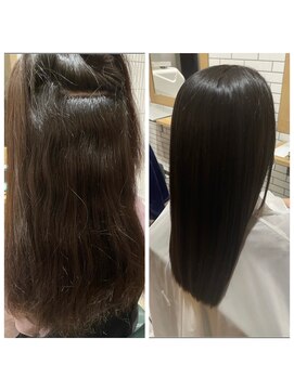 テッコ(tecco.) パーマ伸ばし髪質改善縮毛矯正