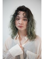 ベンジー 仙台店(benji)&nbsp;ロングヘア　× ウェーブパーマ