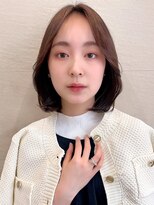 ラフ フロム ガーデン(Laf from GARDEN)&nbsp;韓国風柔らかボブ/ヘルシースタイル/ショコラアッシュ